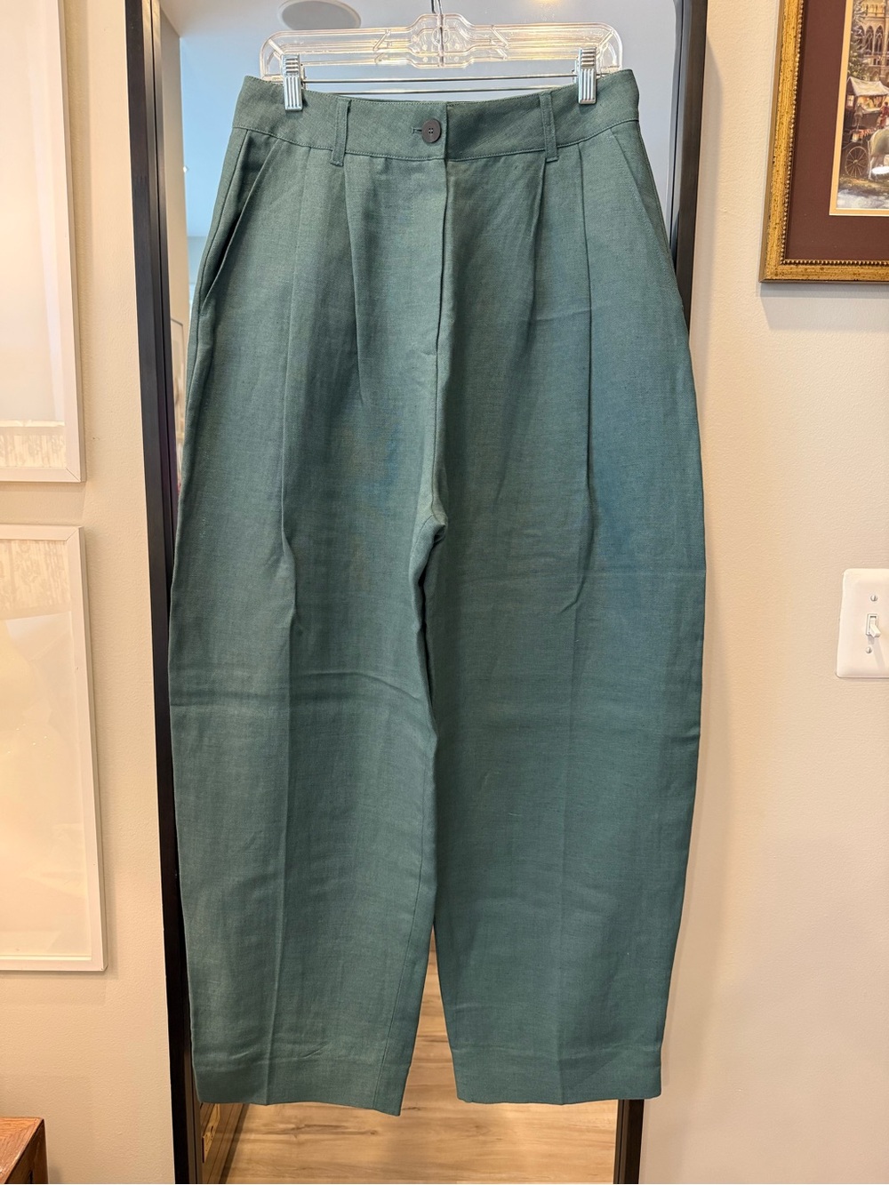 Studio Nicholson Pleated Barrel Leg Trousers